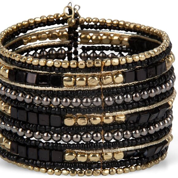 Jewelry - New Cuff Bracelets for Women – Adjustable Stylish Boho Beaded Stackable Bracelet